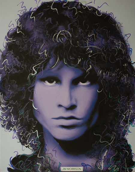 Portrait of Jim Morrison